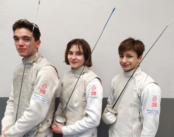 14/02/20 – Trois fleurettistes Lyonnais aux Championnats d&rsquo;Europe cadets à Porec