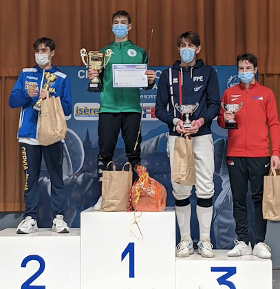 20/11/21 – Nolan WINGERTER 3e à la Coupe Mondiale