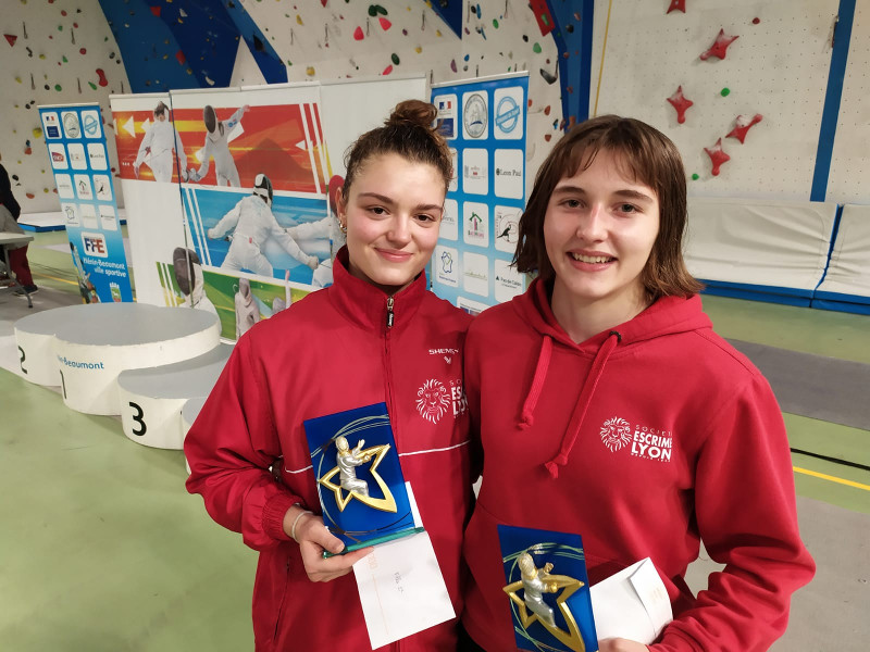 21/11/2021 – Cyrielle Darde et Morgane Tajan sur le podium de Hénin-Beaumont