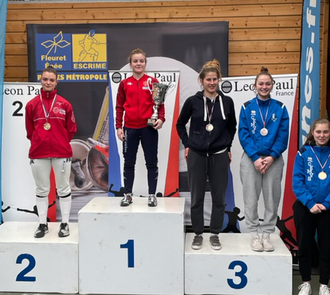 Cyrielle Darde médaille d&rsquo;argent à Rennes