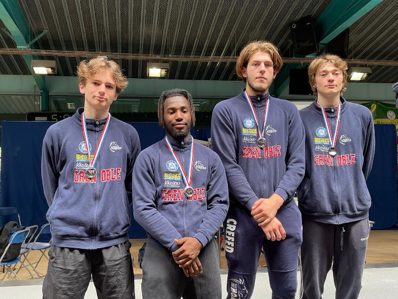 France M20 épée : 2 médailles pour Alban Diané