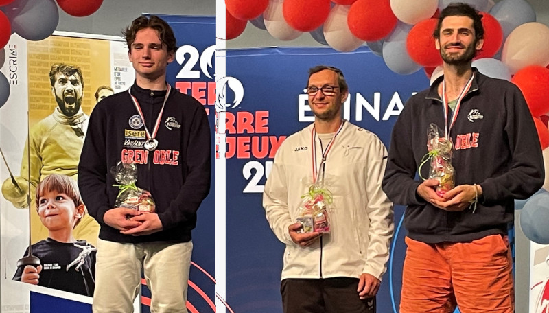 argent et bronze aux France épée seniors