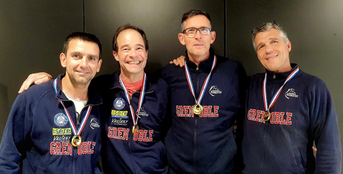 Grenoble Parmentier champions de France vétérans