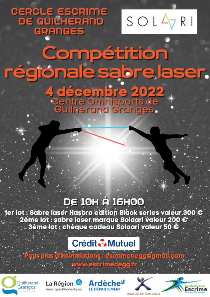 Régional sabre laser