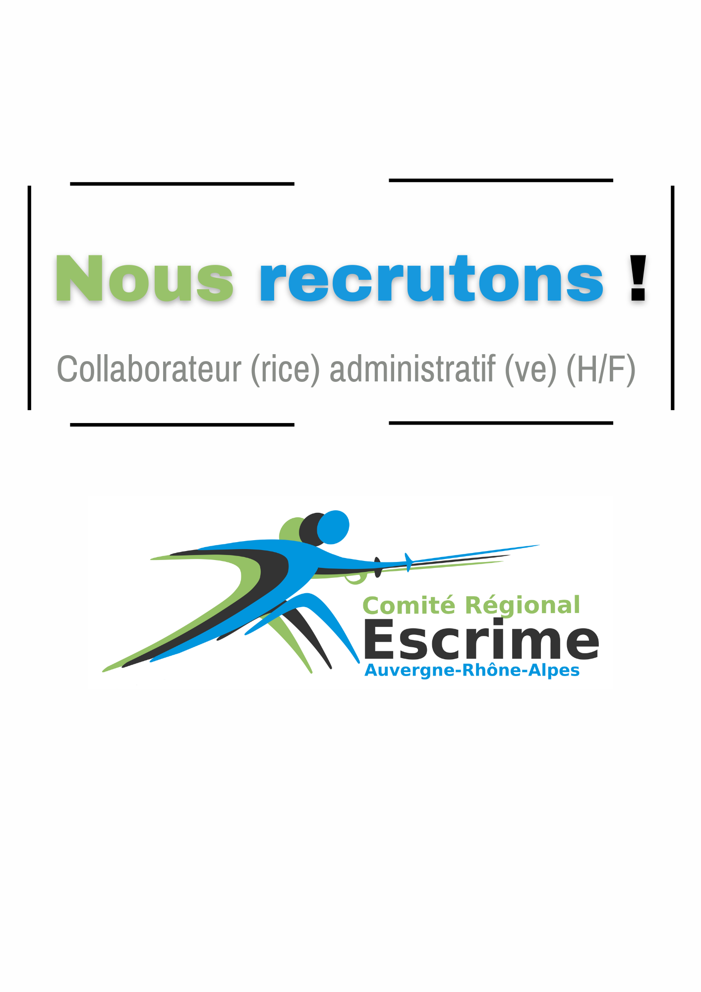 sept 2023 : Offre d’emploi administratif