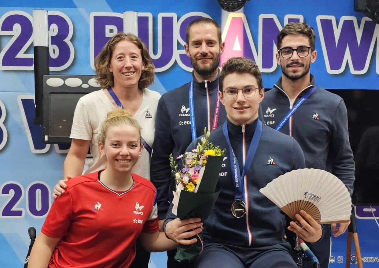 Quentin Fernandez Anssoux, double médaillé aux mondiaux handisport de Busan
