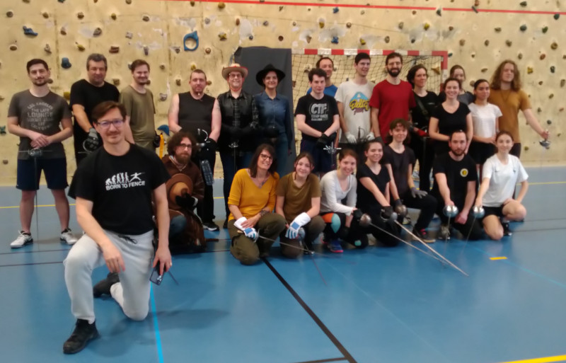 Rencontre d&rsquo;escrime artistique à Lyon