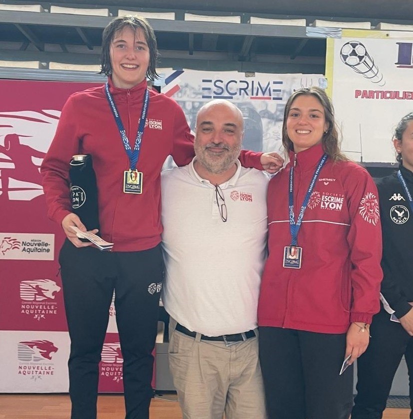 Podiums Fleuret Championnats de France M17 à Séniors