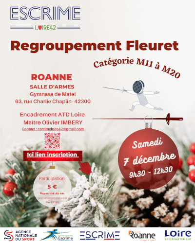 Regroupement fleuret M11 à M20