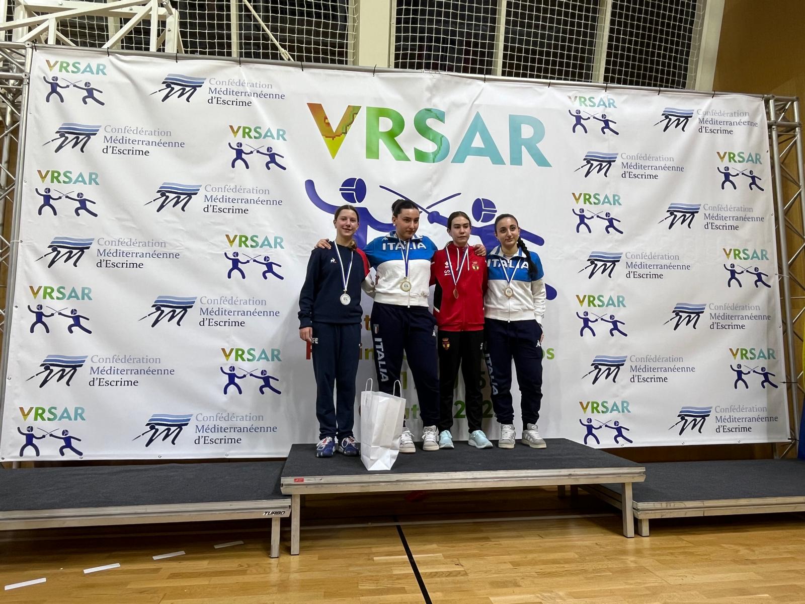 Clémence Verley deux fois médaillée aux Championnats Méditerranéens