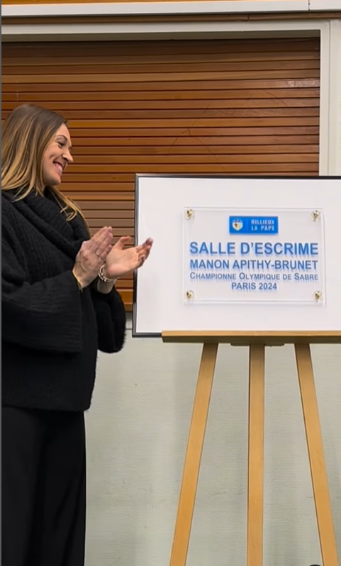 Inauguration de la Salle d&rsquo;Escrime Manon Apithy-Brunet à Rilleux-la-Pape