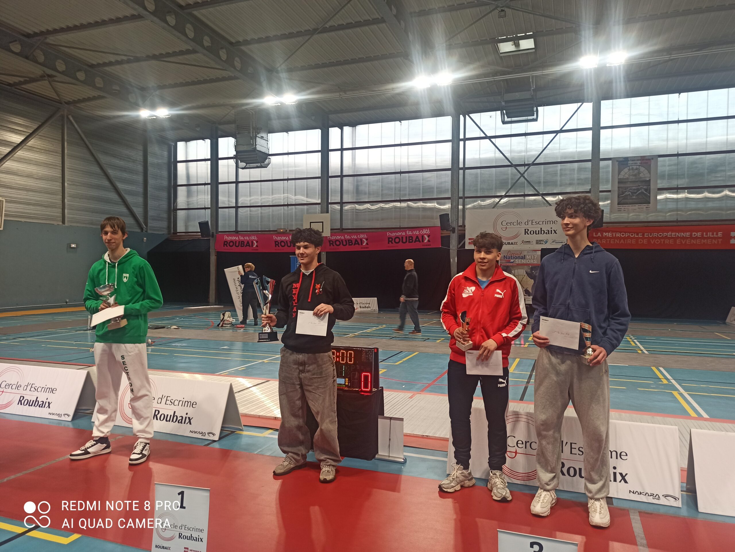 Ulysse LE GAC BRIAND médaillé d&rsquo;or à Roubaix