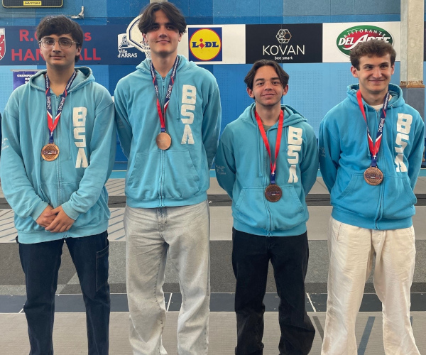 France épée M17 : de l’argent et du bronze