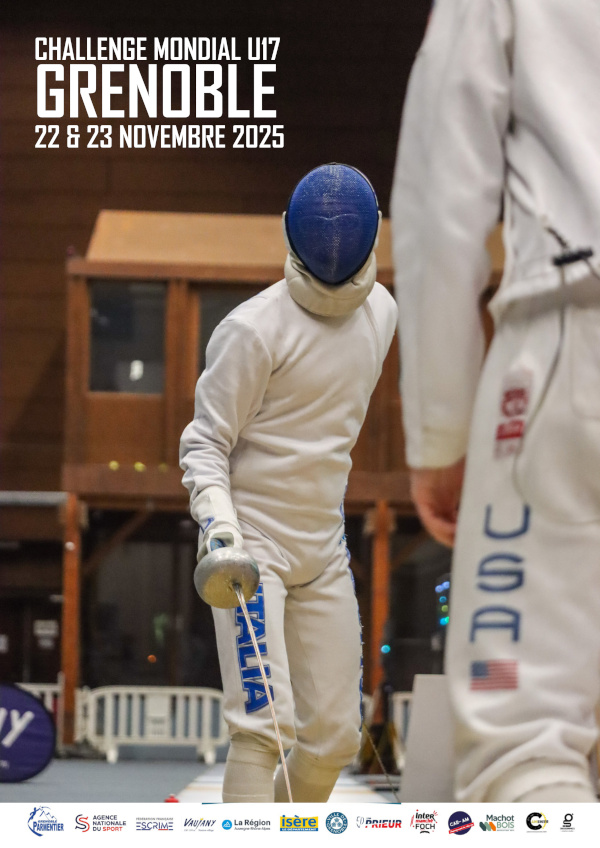 Affiche 19e ChallengeMondial U17 épée Parmentier